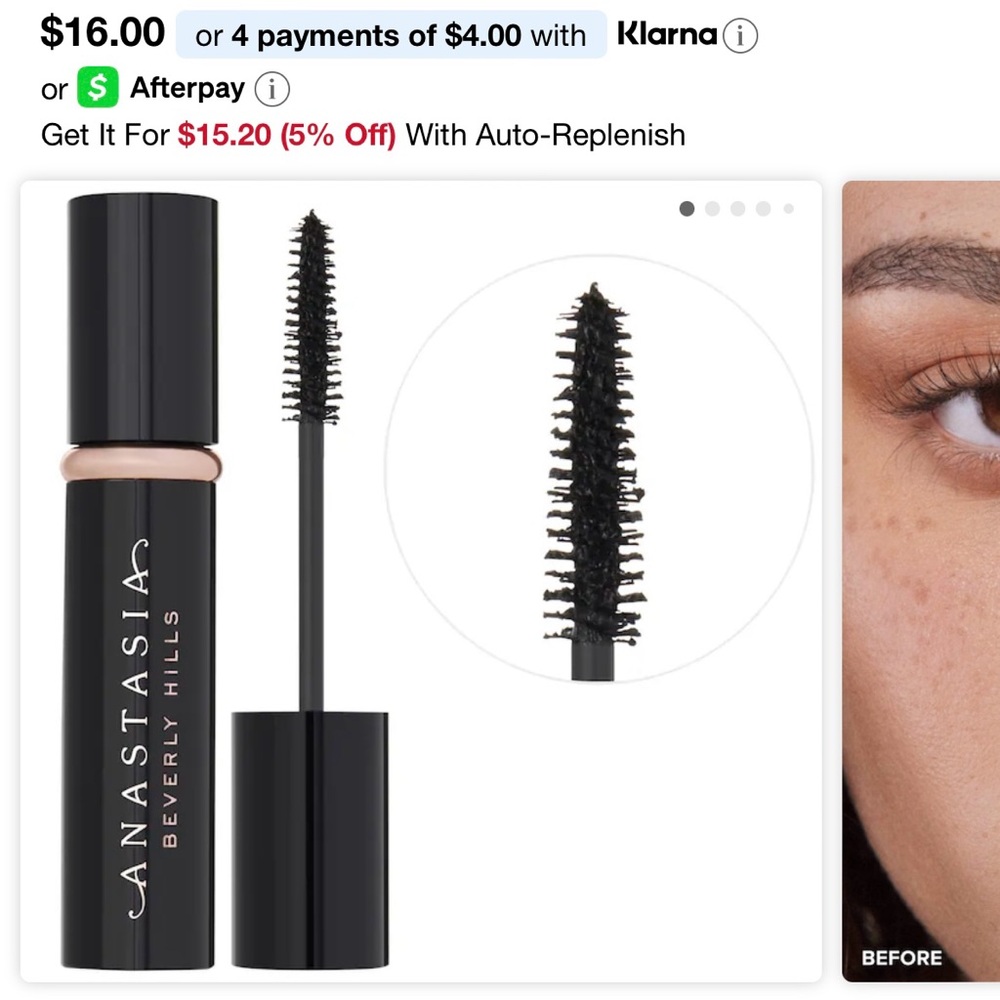 BRAND NEW - Anastasia Beverly Hills Mini Lash Sculpt Mascara (Set of 2) - Picture 8 of 12
